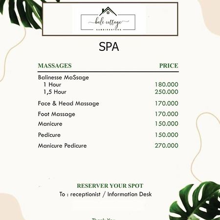 Bali Cottage Sambirenteng Булеленг Экстерьер фото